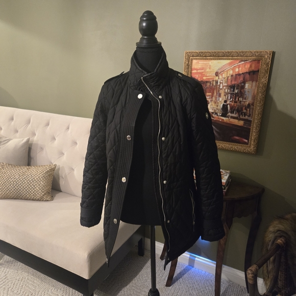 Michael Kors Black Quilted Jacket - Picture 1 of 4
